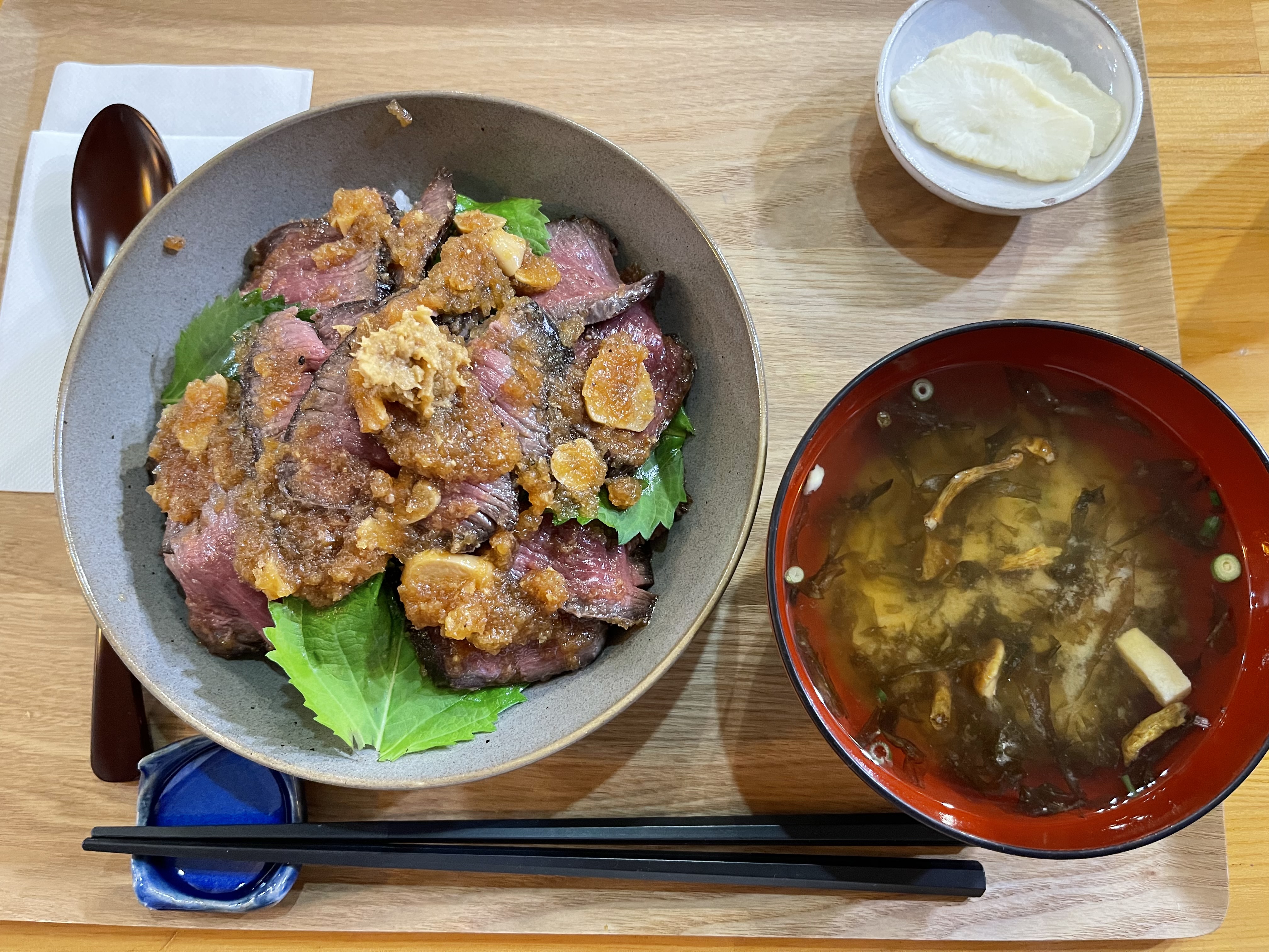 稚内のローストビーフ丼