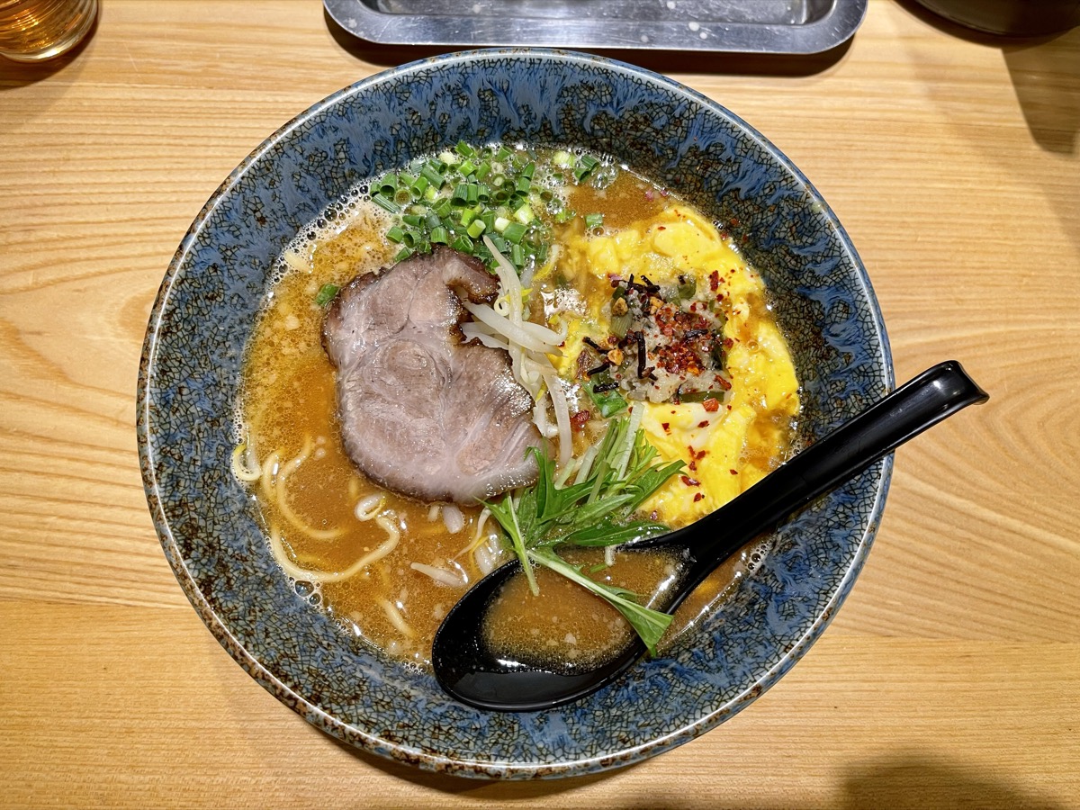 ラーメン一粒庵の元気のでる味噌ラーメン