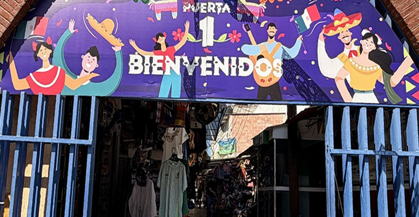 シウダデラ市場の入口