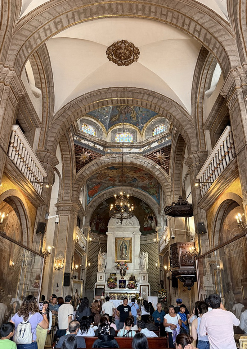 グアダルーペ大聖堂の内部